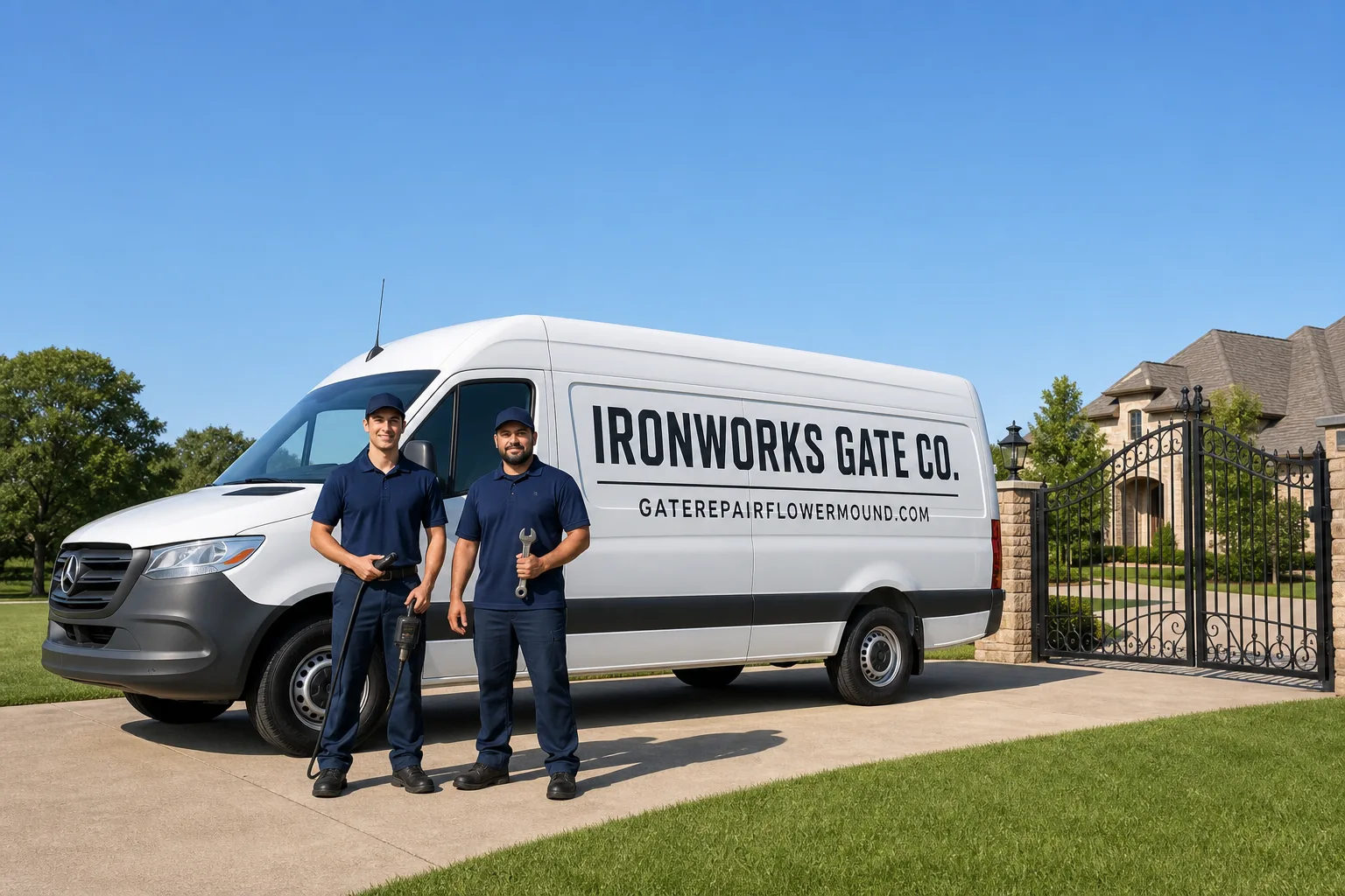 Gate Repair in Flower Mound, TX | Ironworks Gate Co.